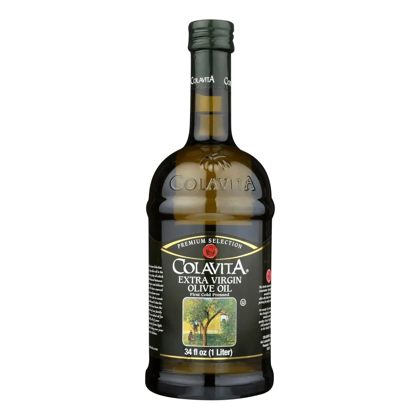 Colavita - Premium Extra Virgin Olive Oil - Case Of 6 - 33.8 Fl Oz. Colavita