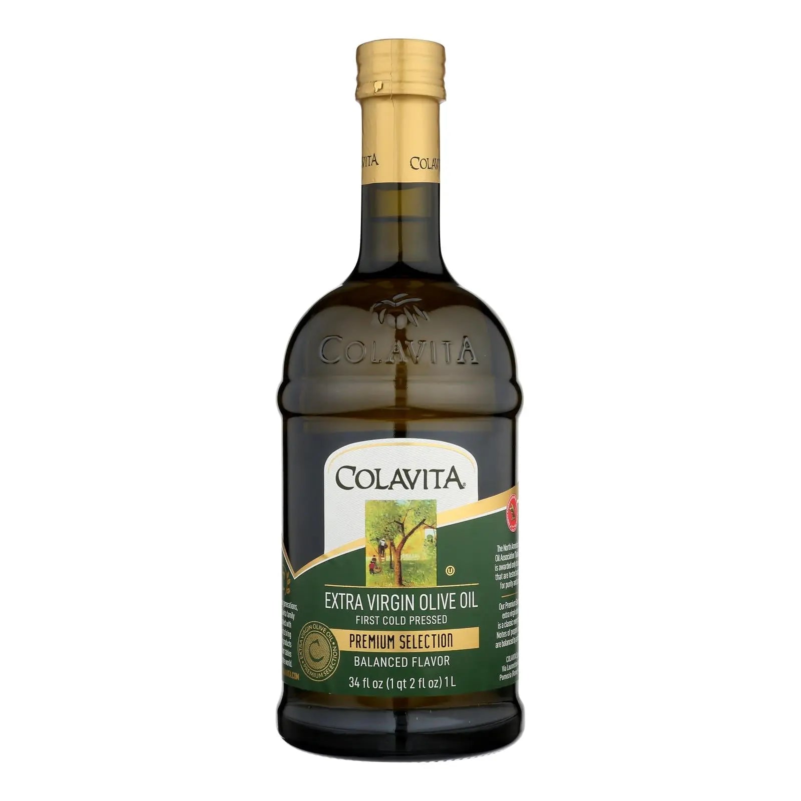 Colavita - Premium Extra Virgin Olive Oil - Case Of 6 - 33.8 Fl Oz. Colavita