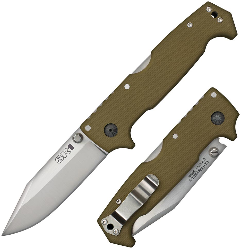 Cold Steel 4" Folding Pocket Knife (od Green) COLDSTEEL