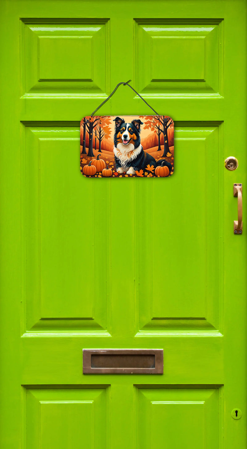 Collie Fall Wall or Door Hanging Prints Caroline's Treasures