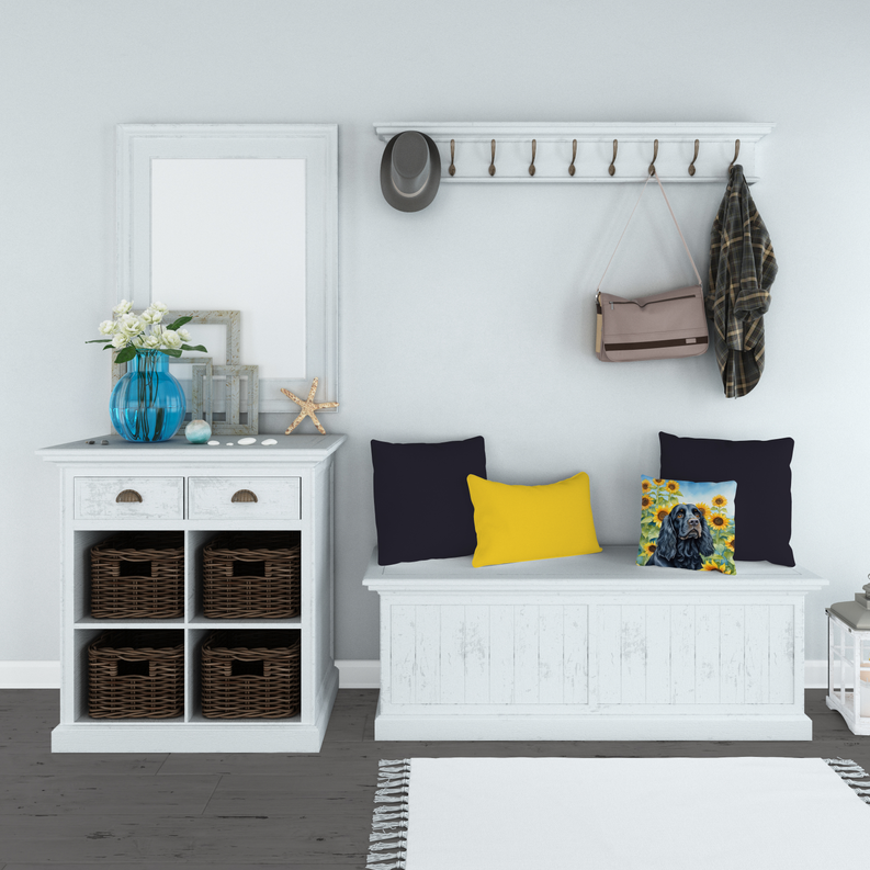 Collie in Sunflowers Pair of Pot Holders Caroline's Treasures