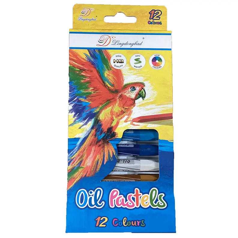 Color Oil Pastel Set, x12 Pastels Texas Toy Distribution