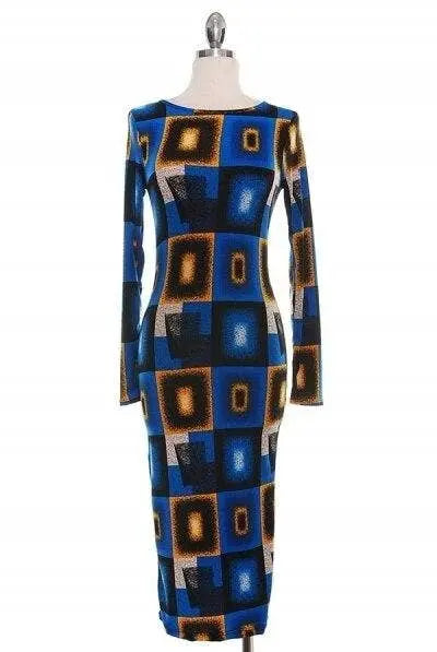 Color in Motion Midi Dress SurelyMine