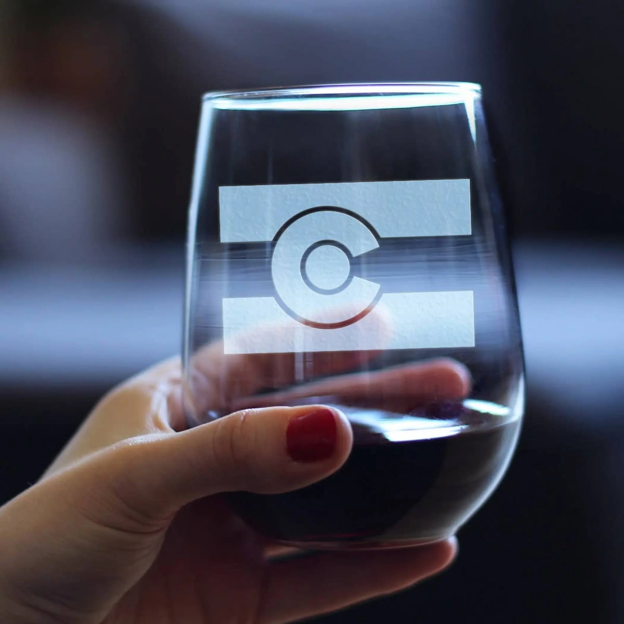 Colorado Flag Stemless Wine Glass - Coloradans Gifts Bevvee