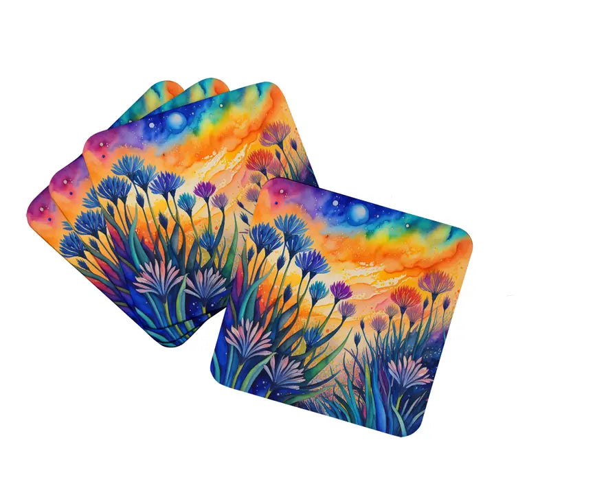 Colorful Asters Pair of Pot Holders Caroline's Treasures