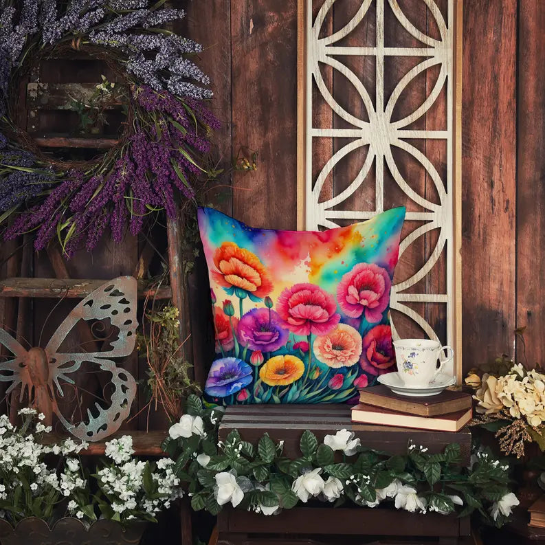 Colorful Chrysanthemums Pair of Pot Holders Caroline's Treasures