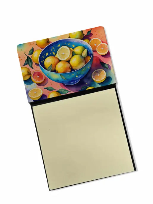 Colorful Oranges Sticky Note Holder Caroline's Treasures