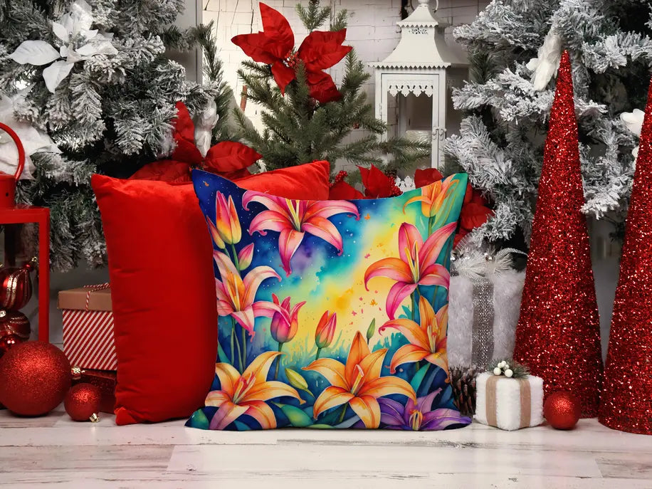 Colorful Orchids Pair of Pot Holders Caroline's Treasures