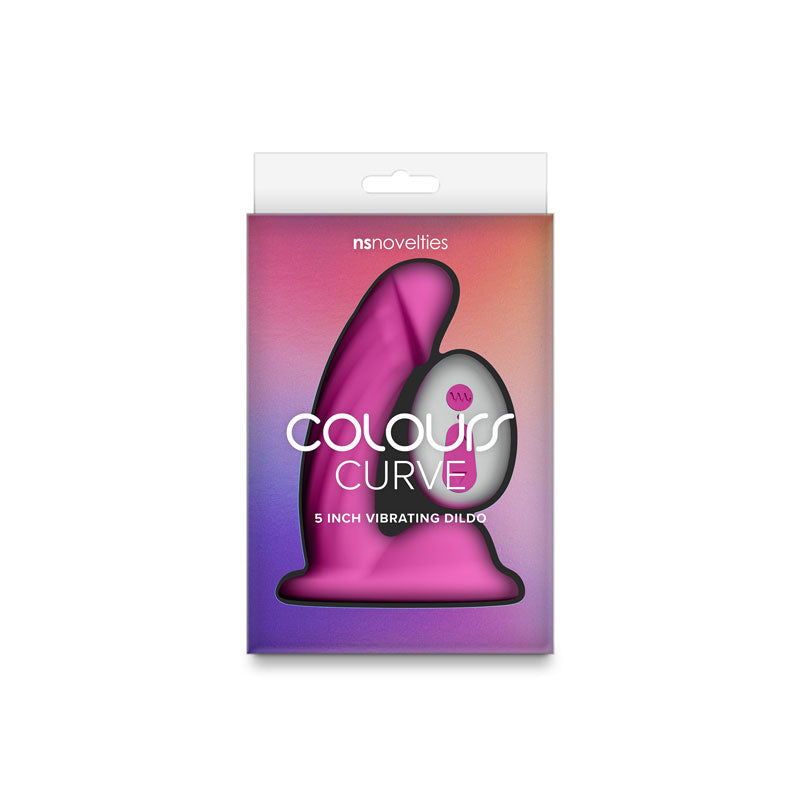 Colours Curve Vibrating 5" Dildo - Pink - GreatEagleInc