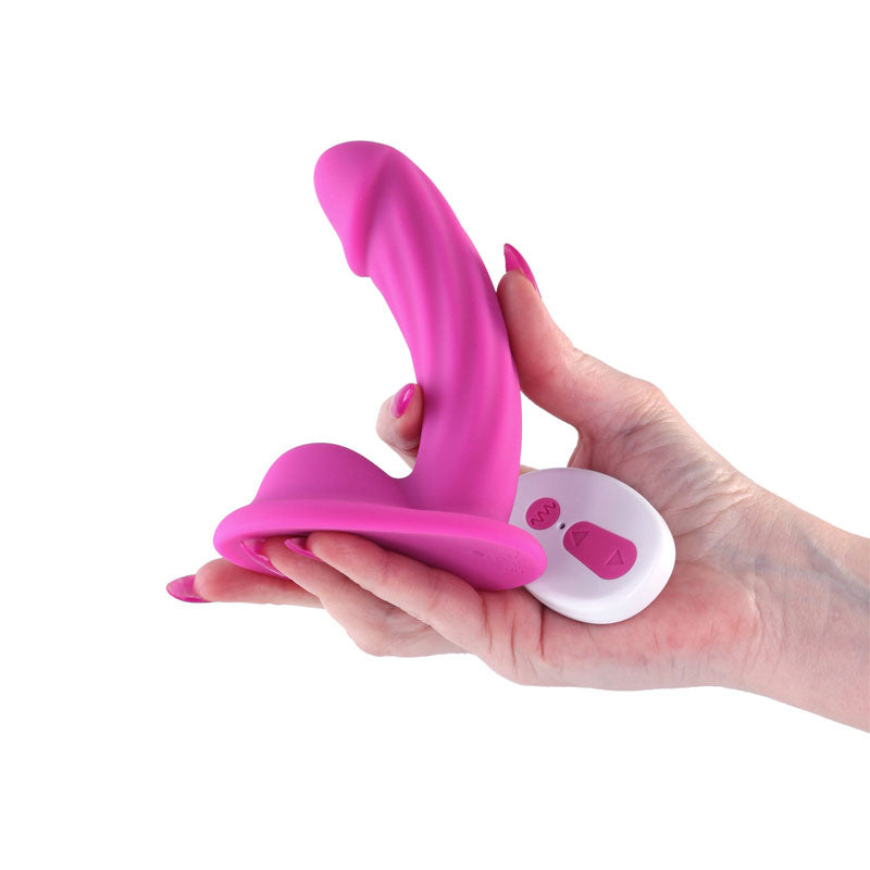 Colours Curve Vibrating 5" Dildo - Pink - GreatEagleInc