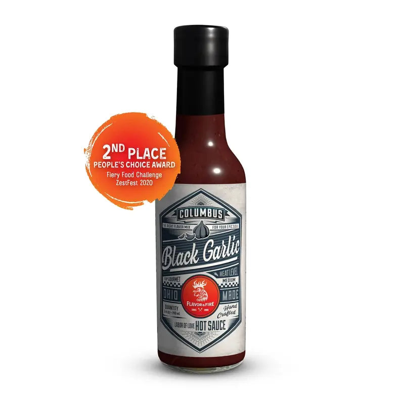 Columbus Black Garlic Hot Sauce Madstone USA