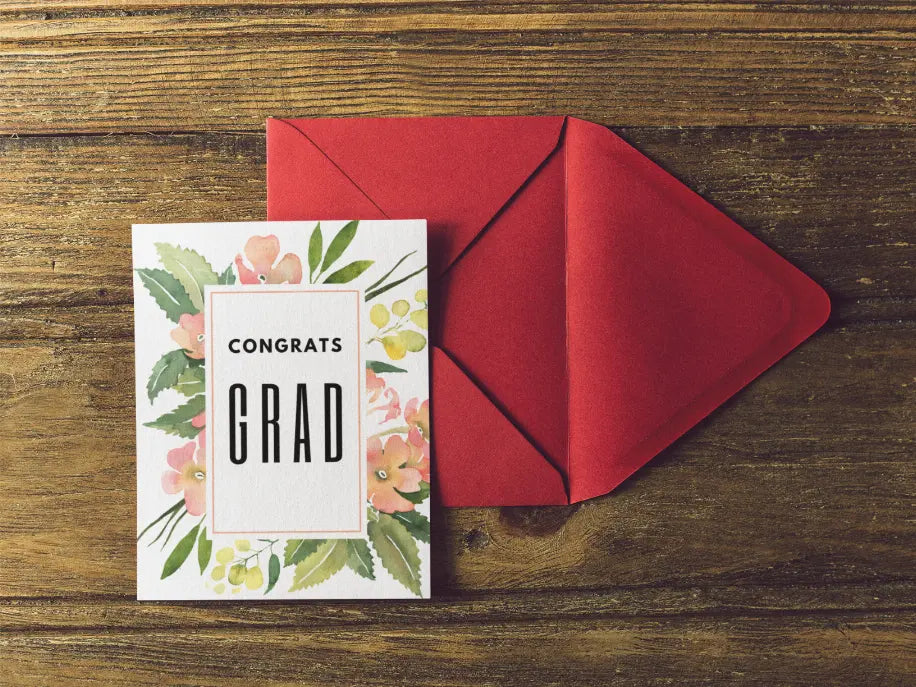 Congrats Grad - Greeting Card Black Cat Bazaar