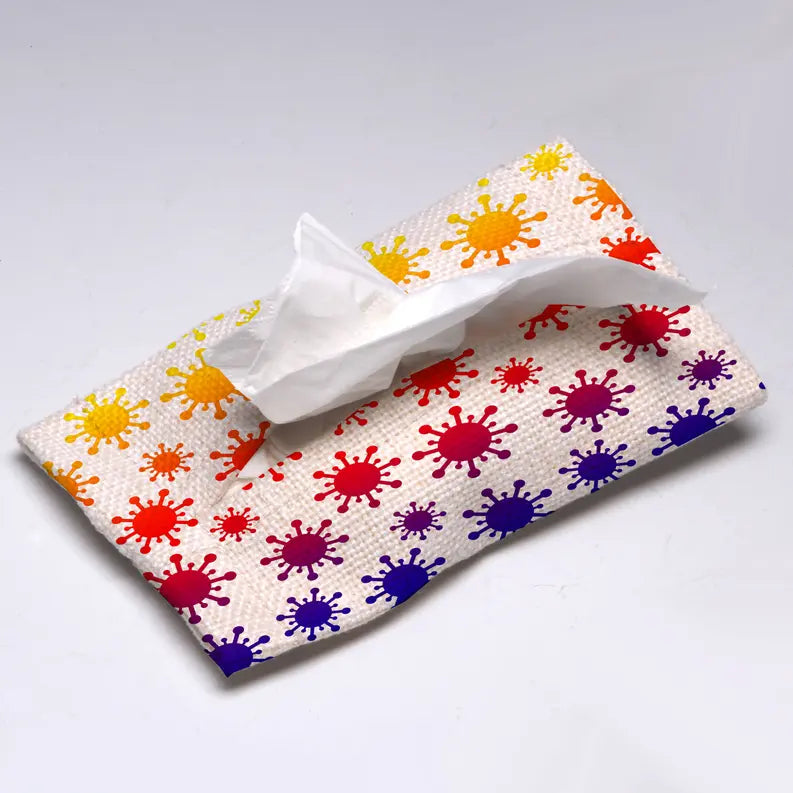 "Contagious!" Travel Size Tissue Holder LIANE FRIED STUDIO
