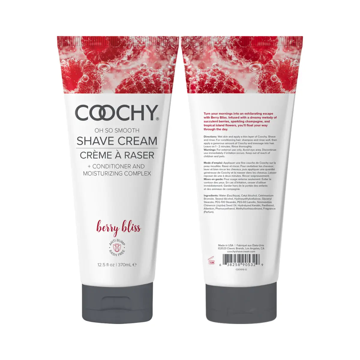Coochy Berry Bliss Shave Cream 12.5oz Coochy