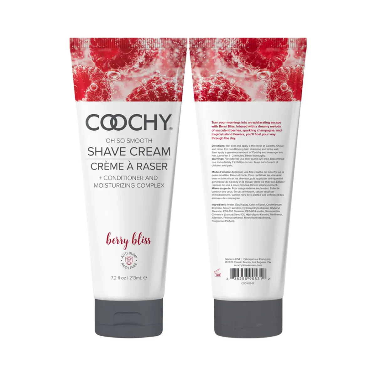 Coochy Berry Bliss Shave Cream 7.2oz Coochy