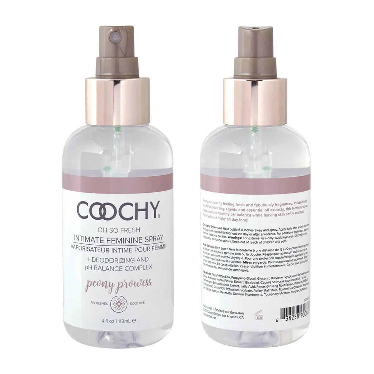 Coochy Intimate Feminine Spray 4oz - Peony Prowess Coochy
