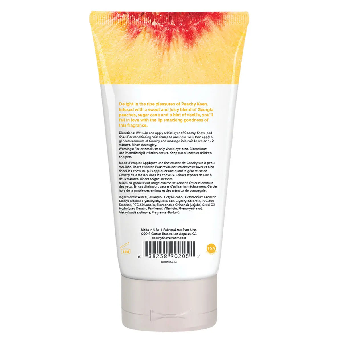 Coochy Shave Cream 3.4oz - Peachy Keen Coochy