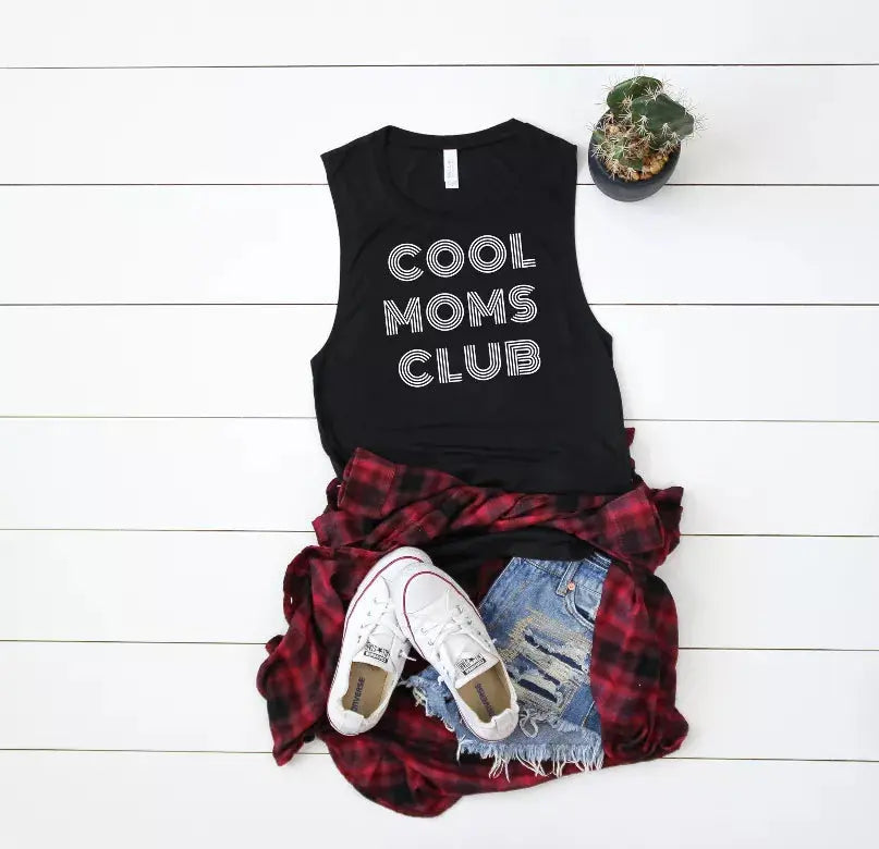 Cool Moms Club Muscle Tank Bella Bean
