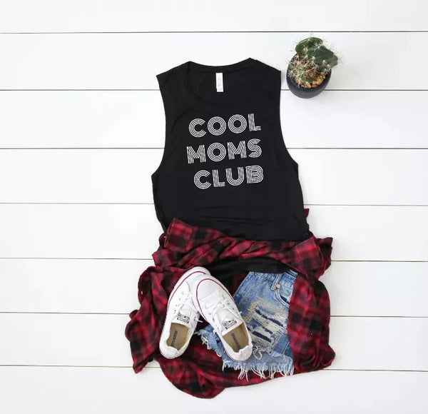 Cool Moms Club Muscle Tank Bella Bean
