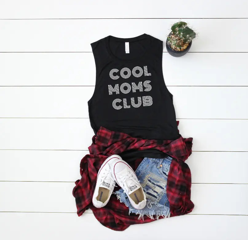 Cool Moms Club Muscle Tank Bella Bean