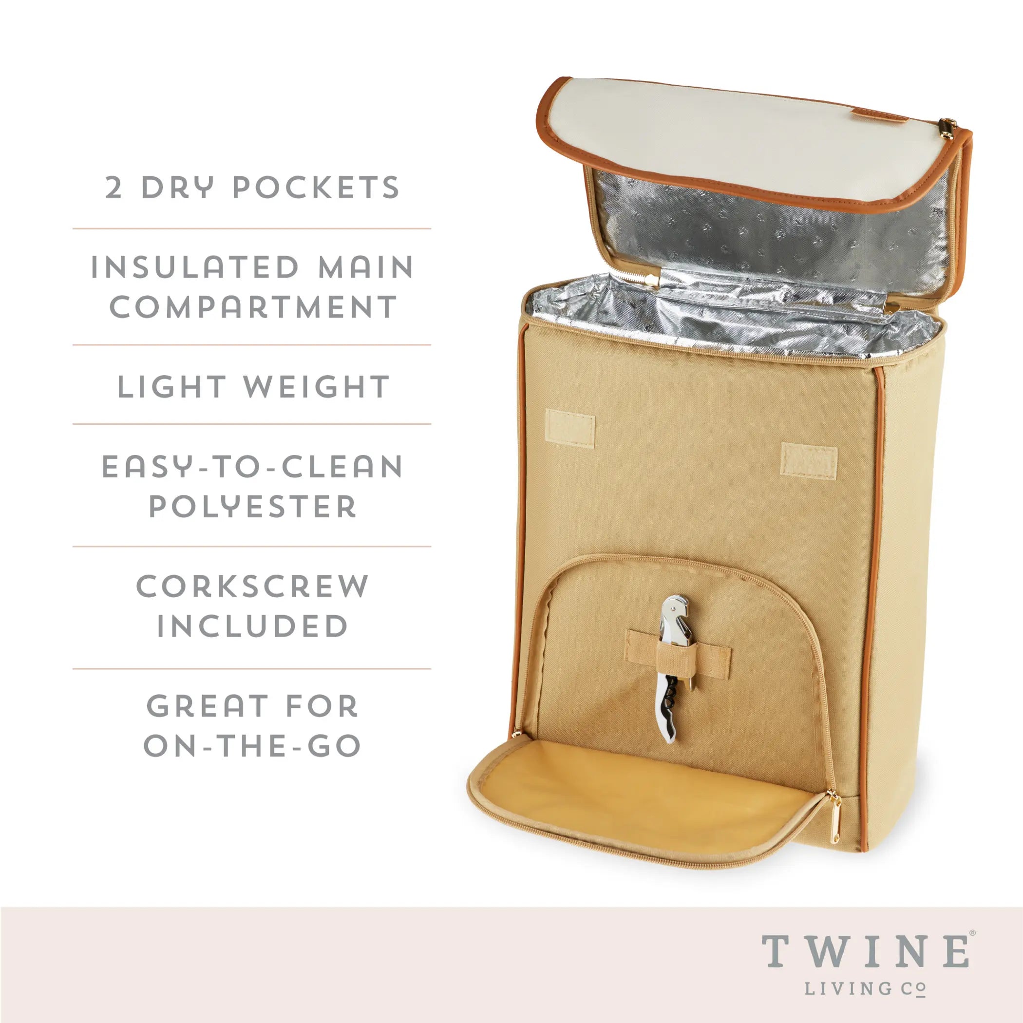 Cooler Backpack by Twine Twine