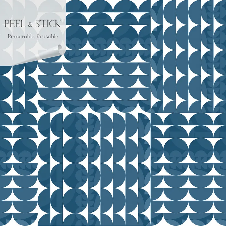 Coordinates' Mid-Century Geometric Peel & Stick Wallpaper SBC-LTD
