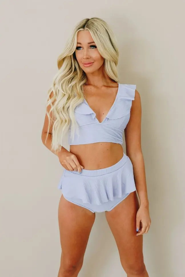 Copa Cobana Ruffle Bikini Stay Warm in Style
