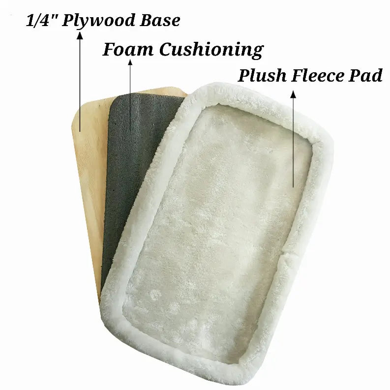 Copper Series Plush Replacement Faux Fleece Pad with Plywood Base Mr. Peanut's Premium Products