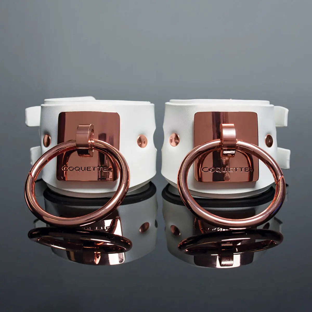 Coquette Pleasure Cuffs - White Coquette