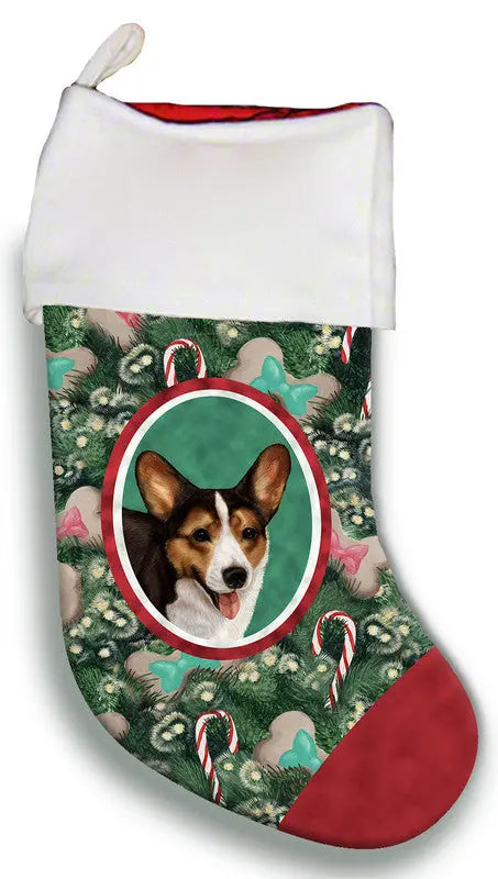 Corgi Cardigan Tri - Best of Breed Christmas Stocking Best of Breed