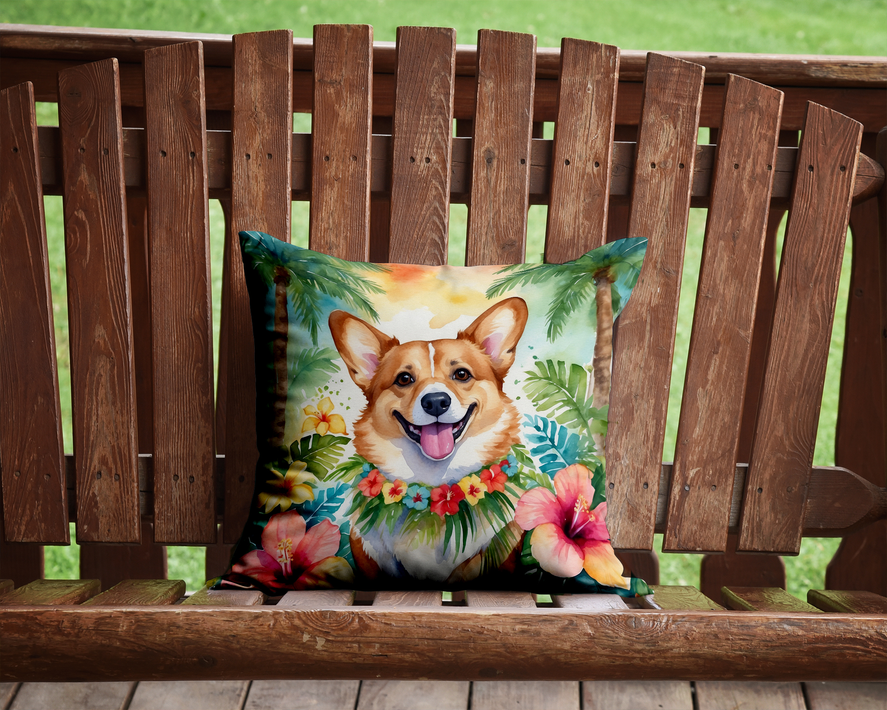Corgi Luau Pair of Pot Holders Caroline's Treasures