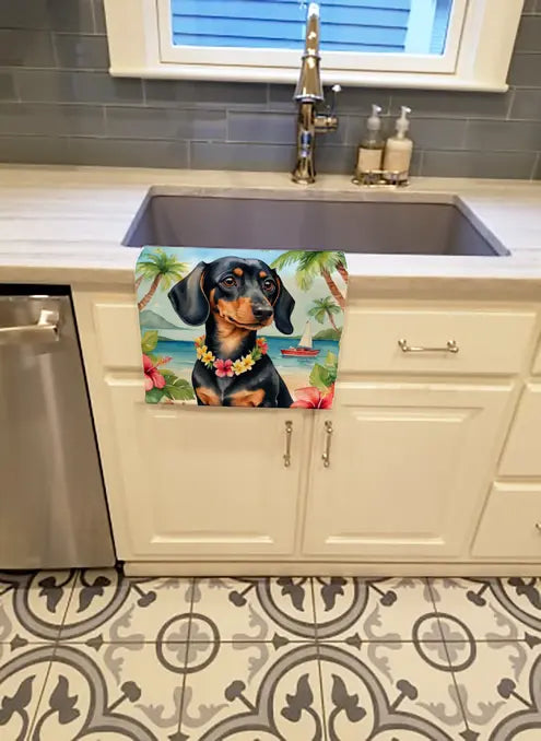 Corgi Luau Pair of Pot Holders Caroline's Treasures