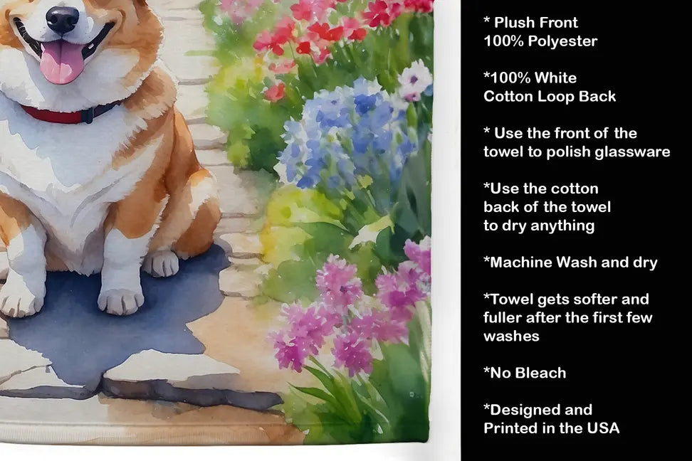 Corgi Spring Path Pair of Pot Holders Caroline's Treasures