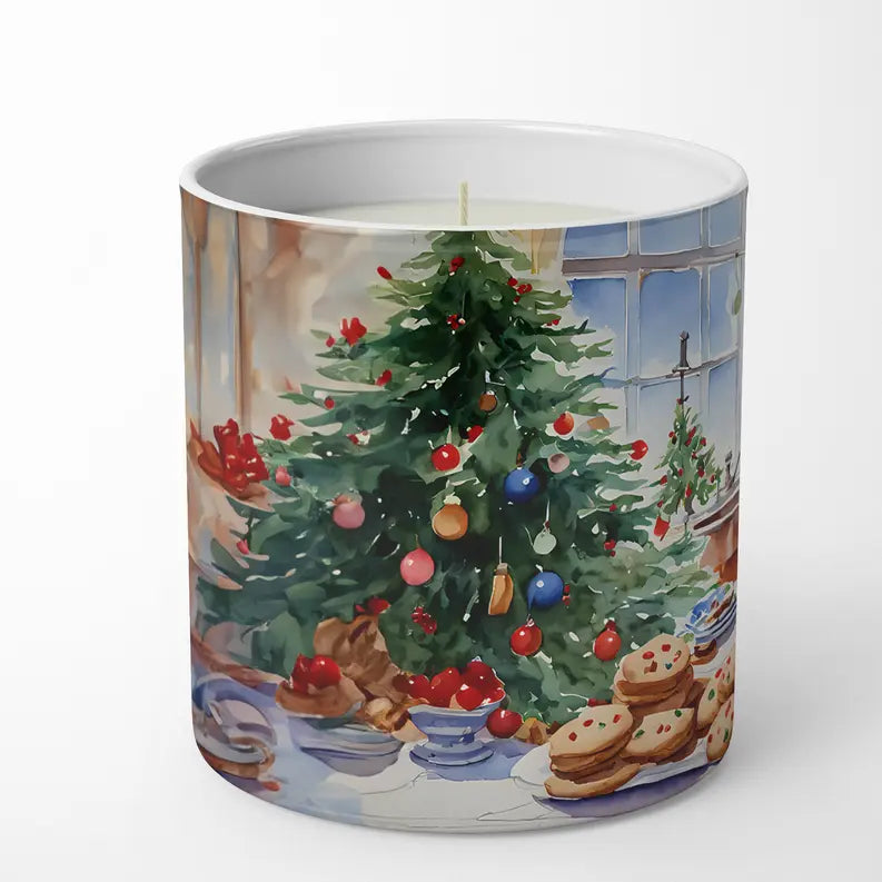 Coton De Tulear Christmas Cookies Decorative Soy Candle Caroline's Treasures