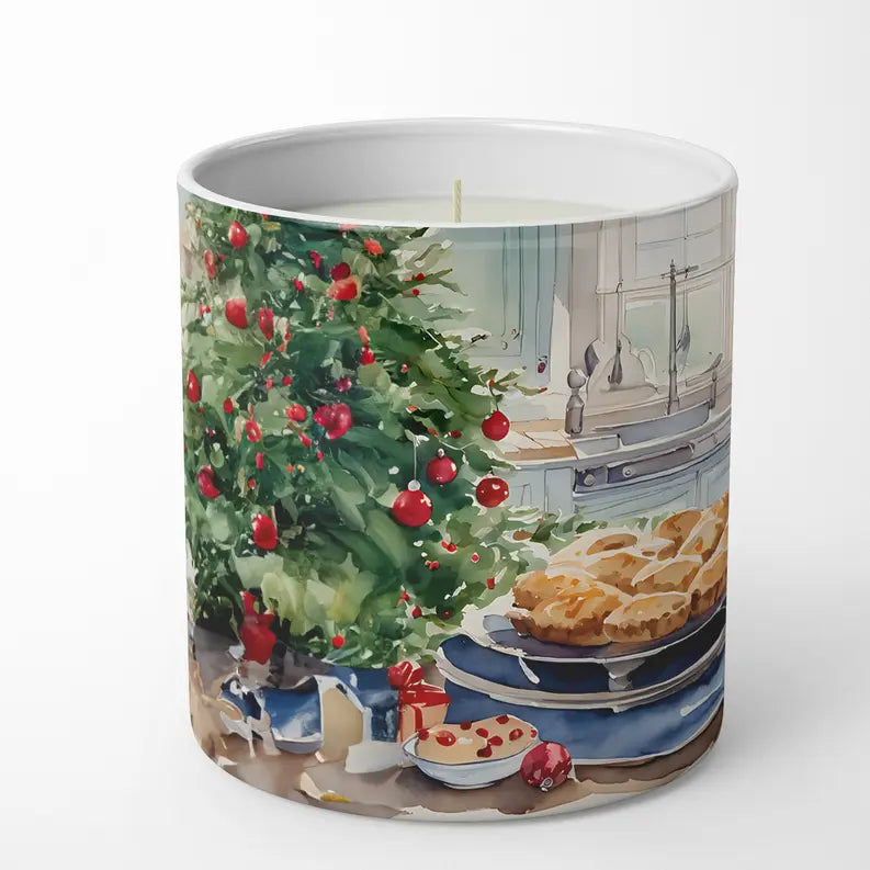 Coton De Tulear Christmas Cookies Decorative Soy Candle Caroline's Treasures