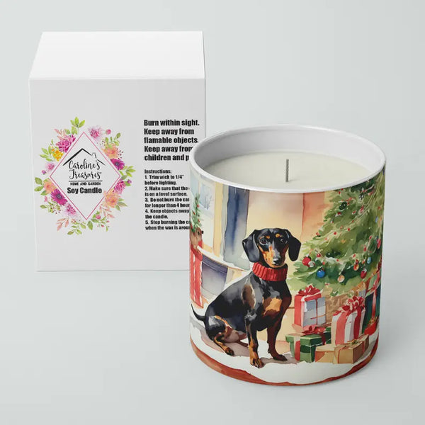 Coton De Tulear Cozy Christmas Decorative Soy Candle Caroline's Treasures