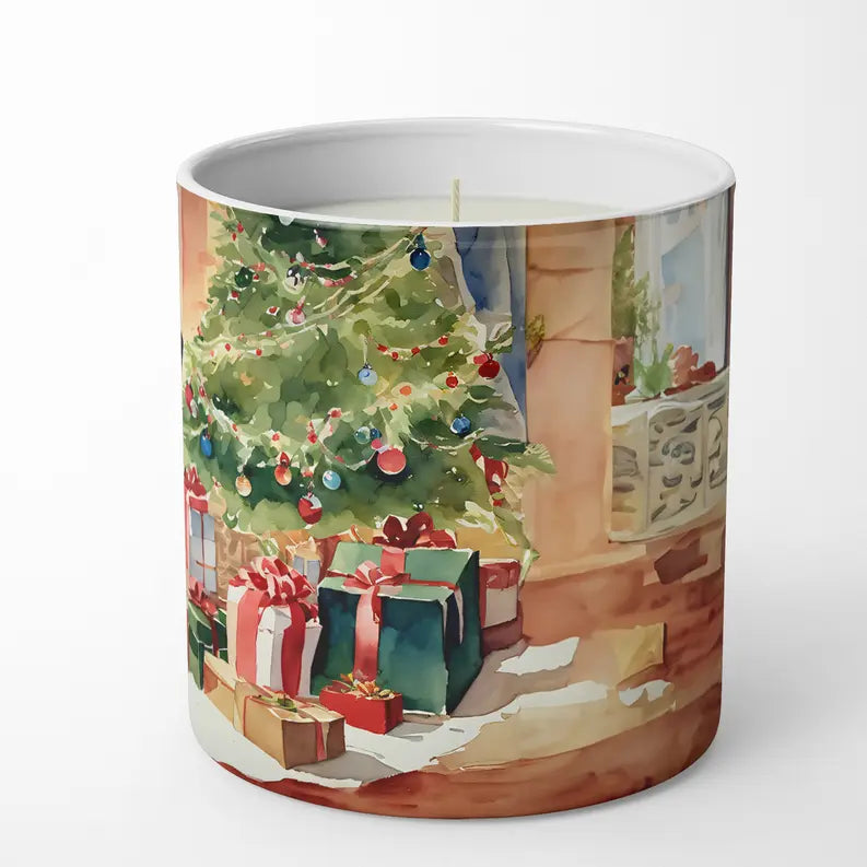 Coton De Tulear Cozy Christmas Decorative Soy Candle Caroline's Treasures
