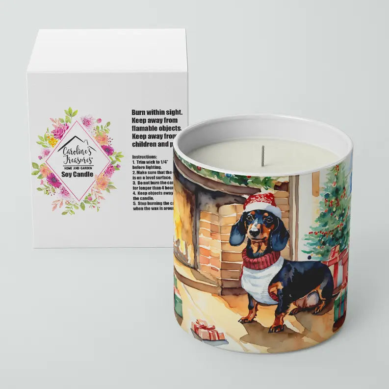 Coton De Tulear Cozy Christmas Decorative Soy Candle Caroline's Treasures