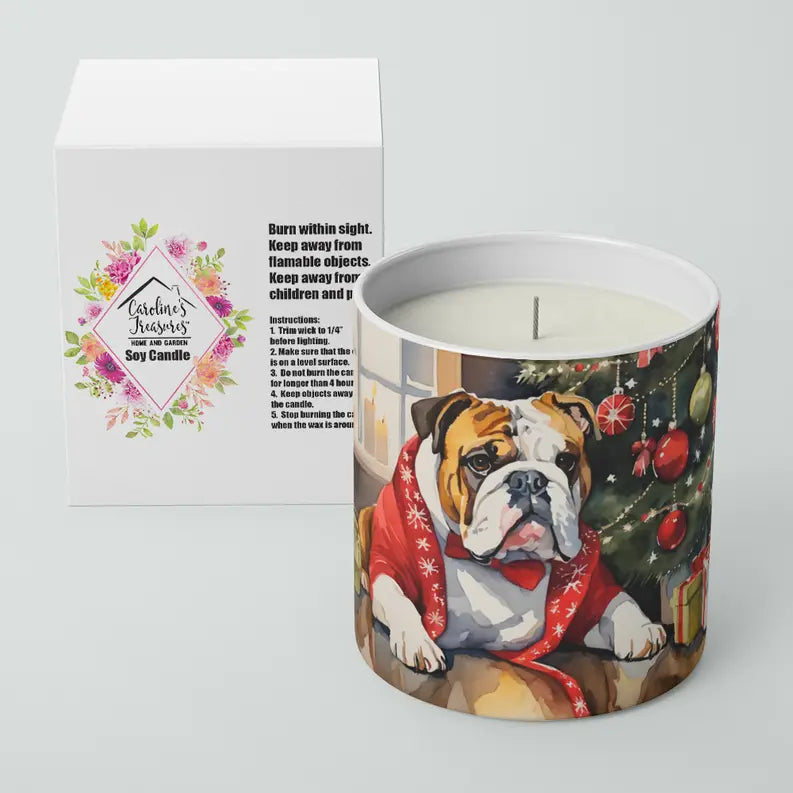 Coton De Tulear Cozy Christmas Decorative Soy Candle Caroline's Treasures