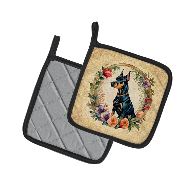 Coton De Tulear and Flowers Foam Coasters Caroline's Treasures
