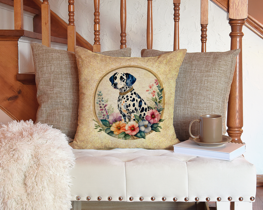 Coton De Tulear and Flowers Foam Coasters Caroline's Treasures