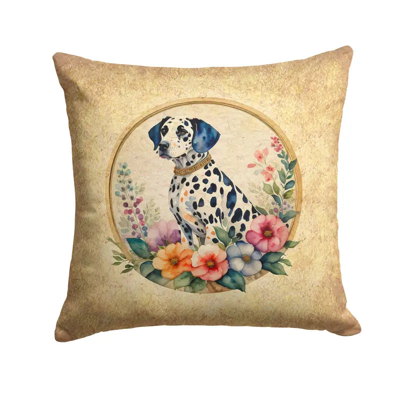 Coton De Tulear and Flowers Foam Coasters Caroline's Treasures