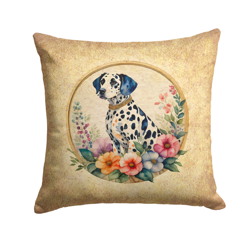 Coton De Tulear and Flowers Foam Coasters Caroline's Treasures