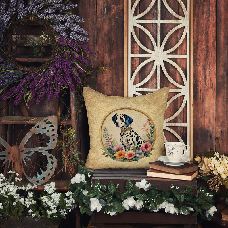 Coton De Tulear and Flowers Foam Coasters Caroline's Treasures