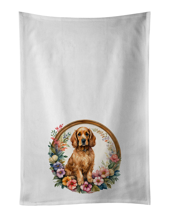 Coton De Tulear and Flowers Foam Coasters Caroline's Treasures
