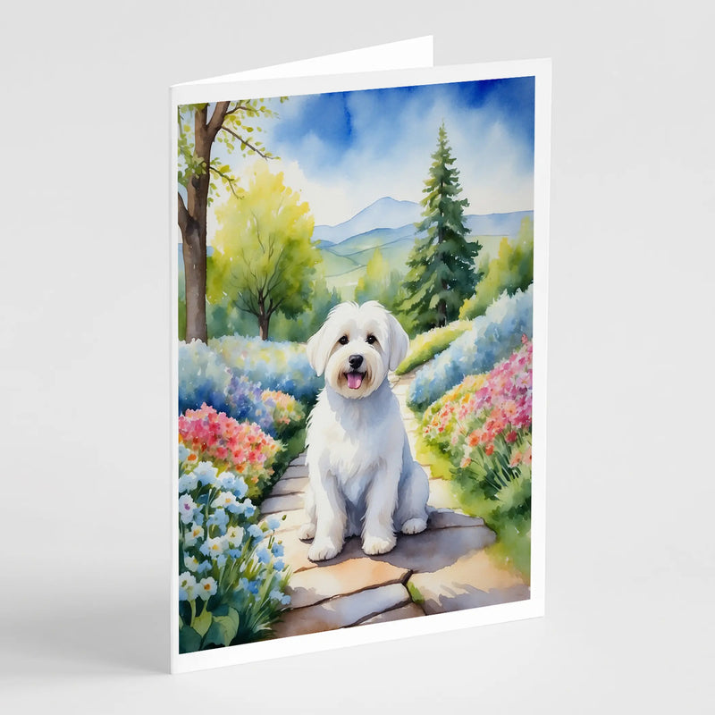 Coton de Tulear Spring Path Greeting Cards Pack of 8 Caroline's Treasures
