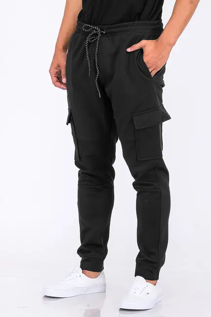 Cotton Blend Cargo Joggers WEIV
