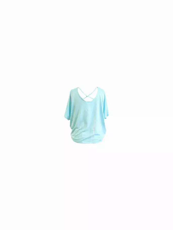Cotton Candy Swirl Top with Front Twist Tru Luv