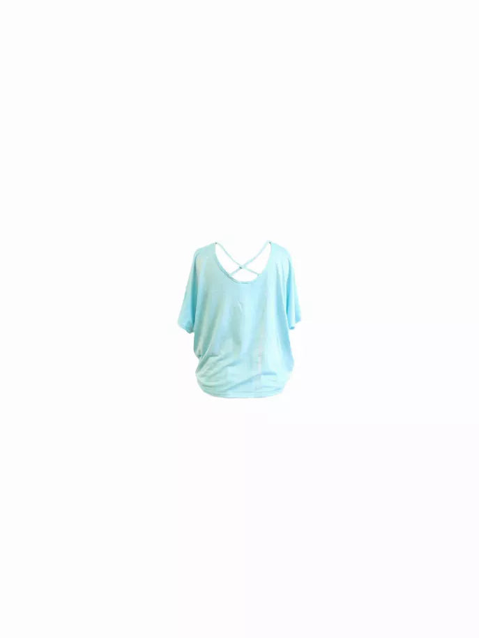 Cotton Candy Swirl Top with Front Twist Tru Luv