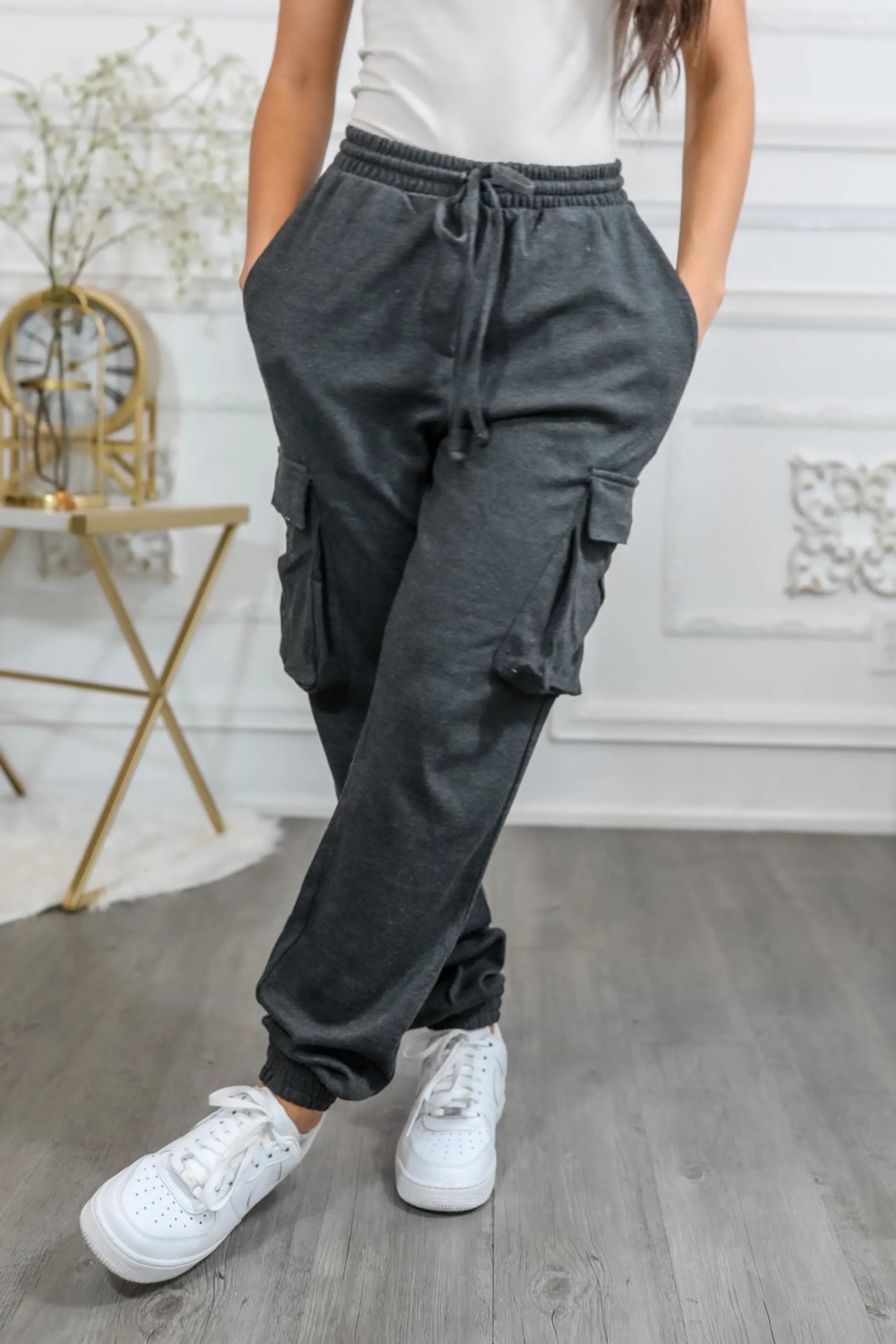 Cotton Drawstring CargoJoggers Pants SurelyMine